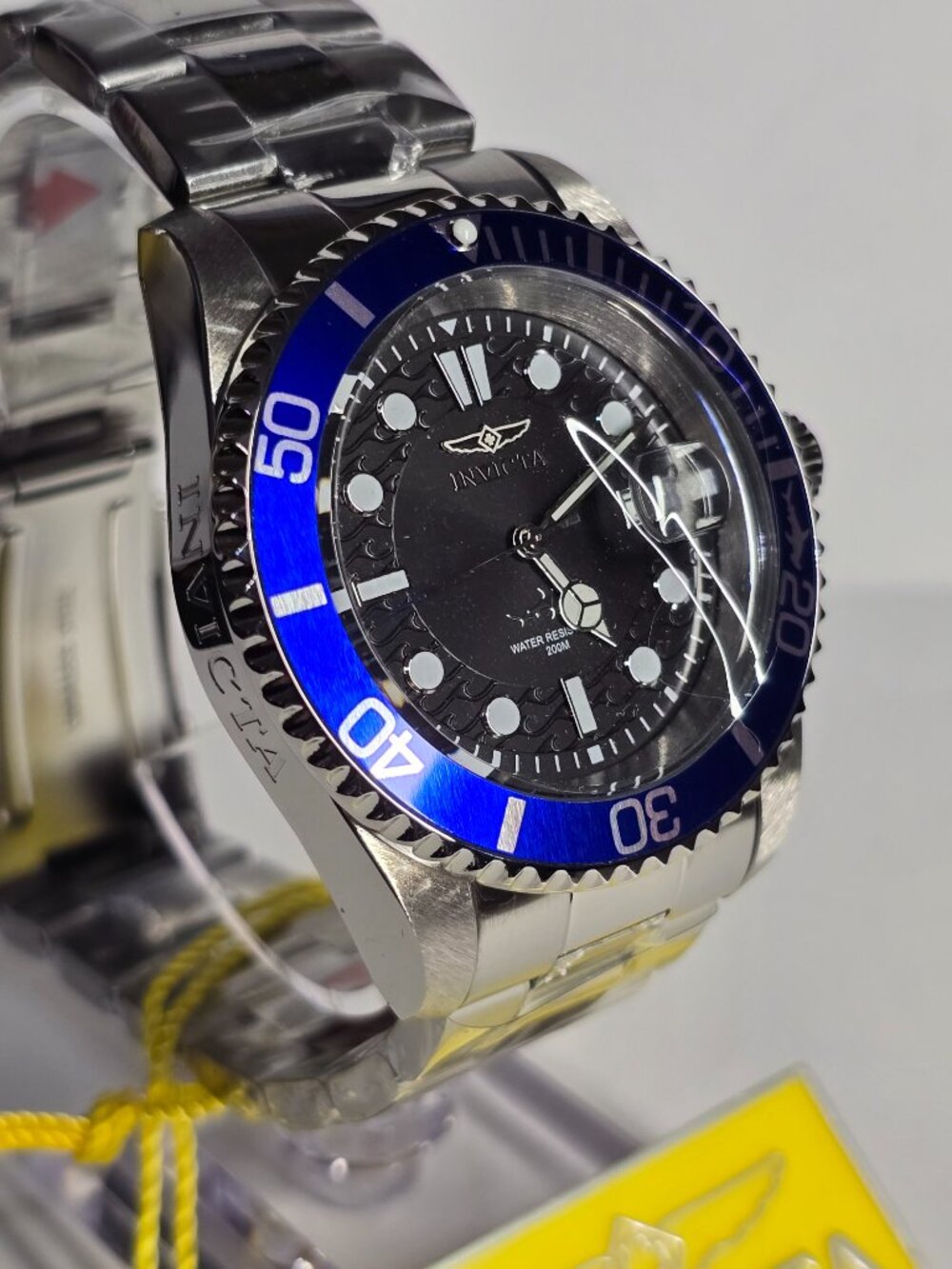 Invicta Pro Diver Men's Watch - 42mm, Steel, Blue, Black (50828)